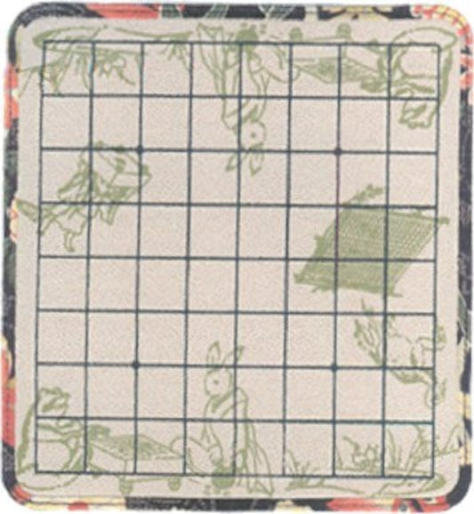 京のちりめん鳥獣戯画碁盤